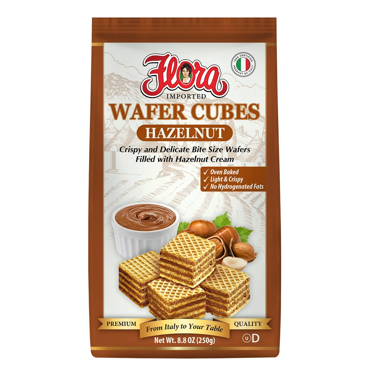 Wafer Cubes - Hazelnut - 8.8 oz