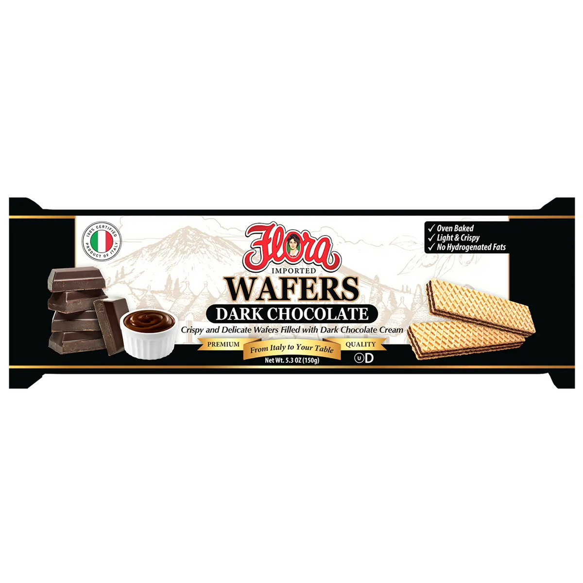 Wafers - Dark Chocolate - 5.3 oz