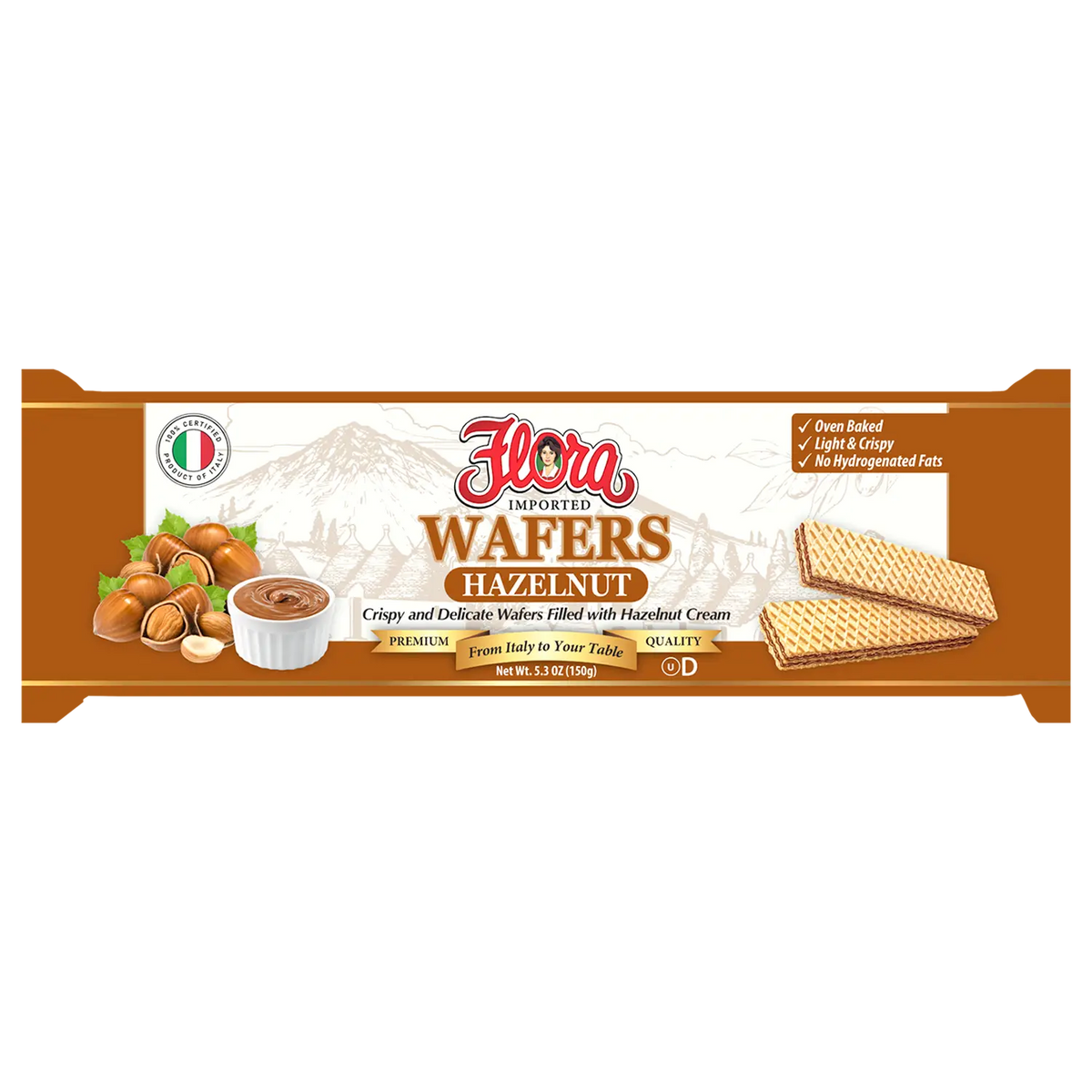 Wafers - Hazelnut - 5.3 oz