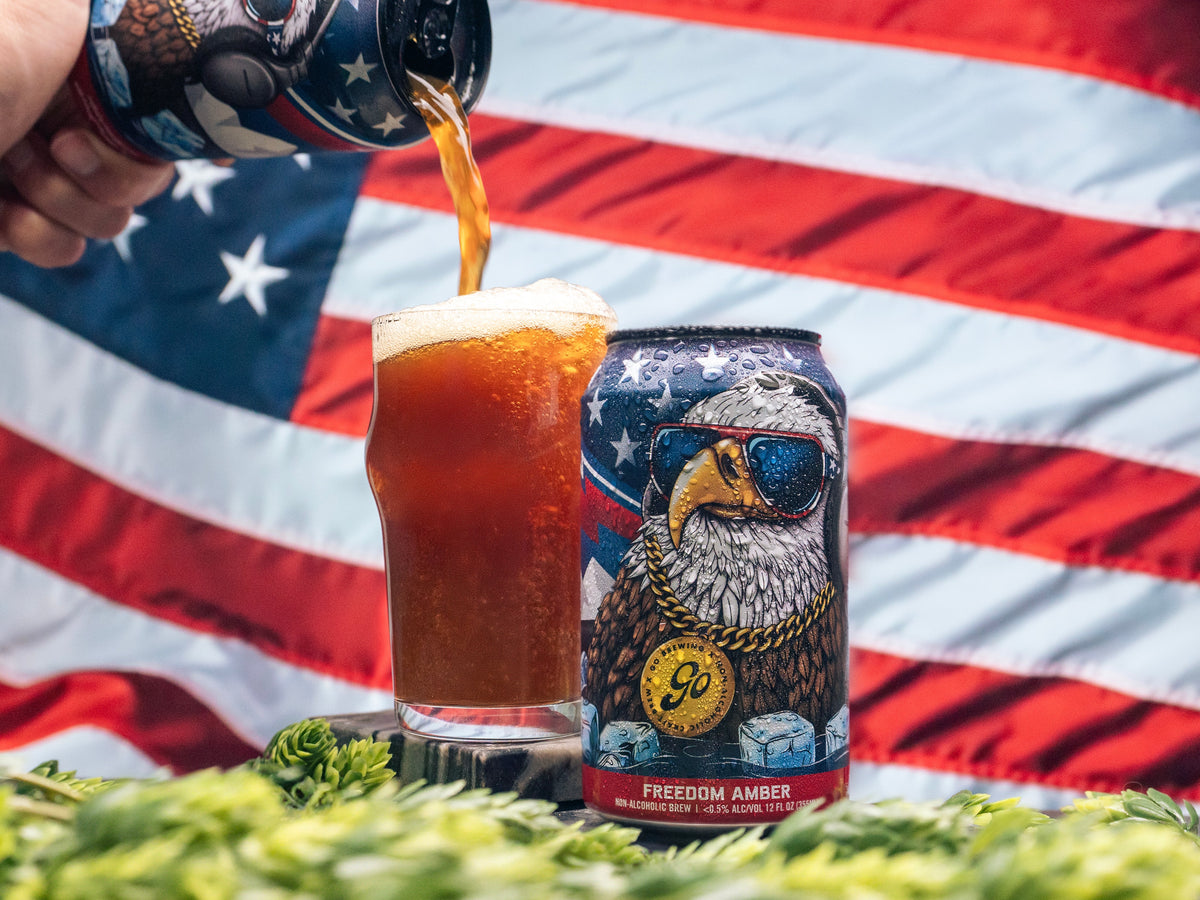 Freedom Amber – Non-Alcoholic Amber Ale, Gluten-Free