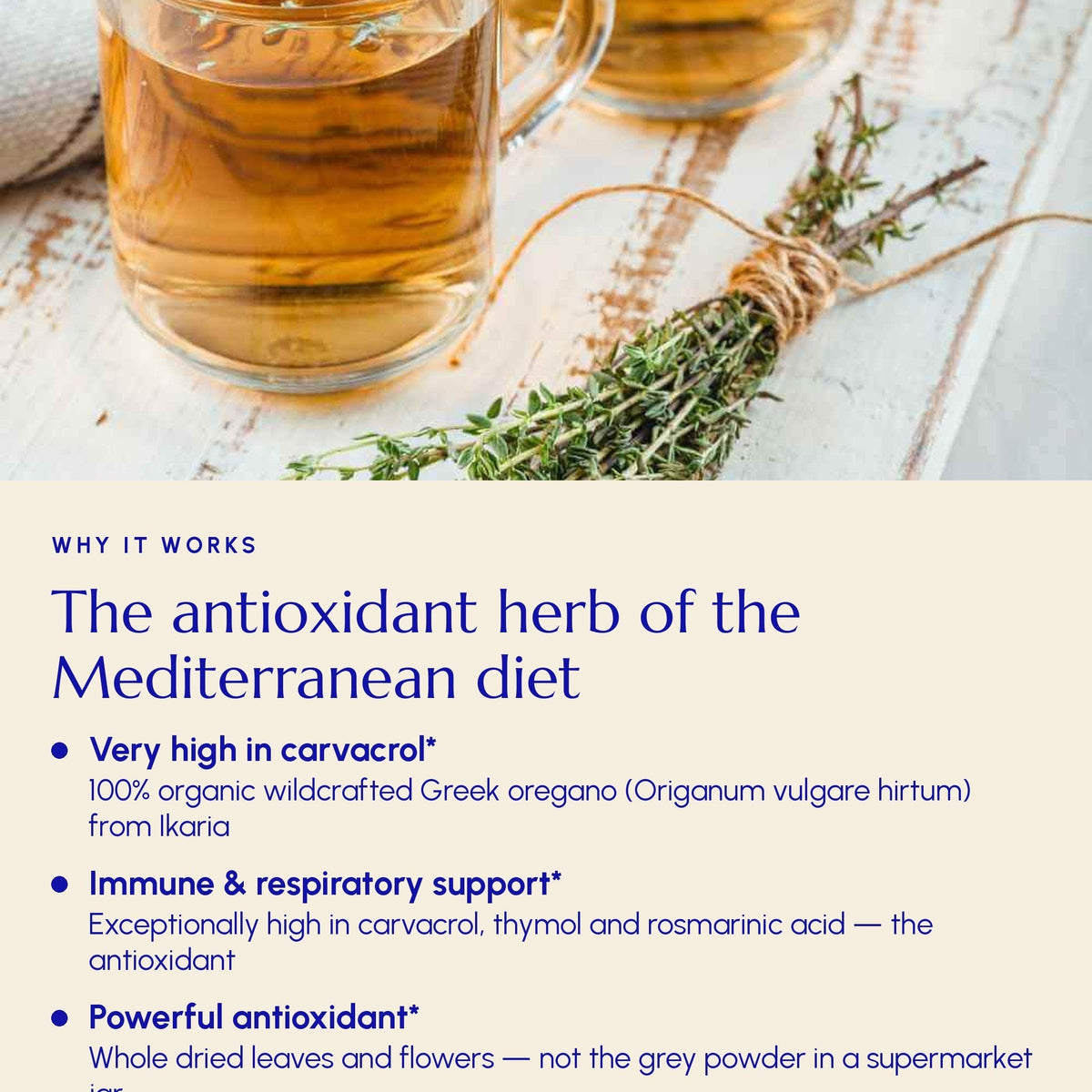 Greek Oregano (Ikaria Blue Zone)
