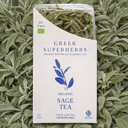 Greek Sage Tea (Ikaria Blue Zone)