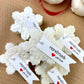 Snowflake Candle – Handmade Winter Holiday & Christmas Soy Candle for Home Decor & Gifts