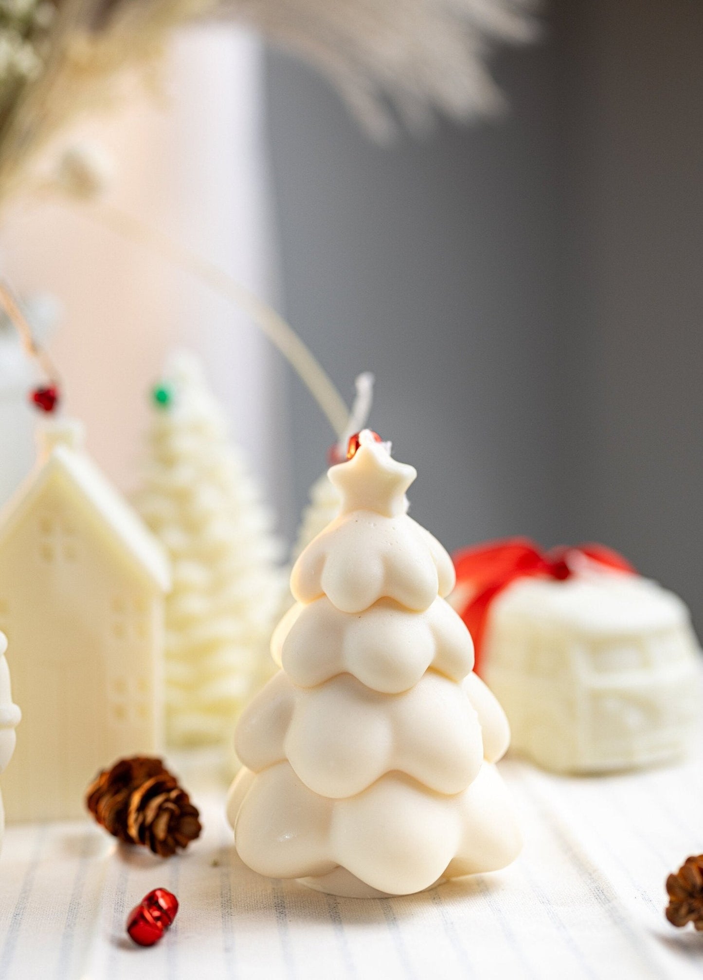 Festive Holiday Candle Set: Christmas Tree, Snowman, Nutcracker & More