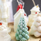 Bubble Christmas Tree Candle – Hand-Poured All-Natural Soy Wax – Holiday Decorative Gift Candle