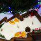 Large Christmas Tree Wooden Dough Bowl Scented Candle – Handcrafted Soy Wax Holiday Decor & Gift