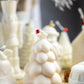 Snow-Capped Christmas Tree Candle – Handmade Soy Candle for Gifts & Home Decor