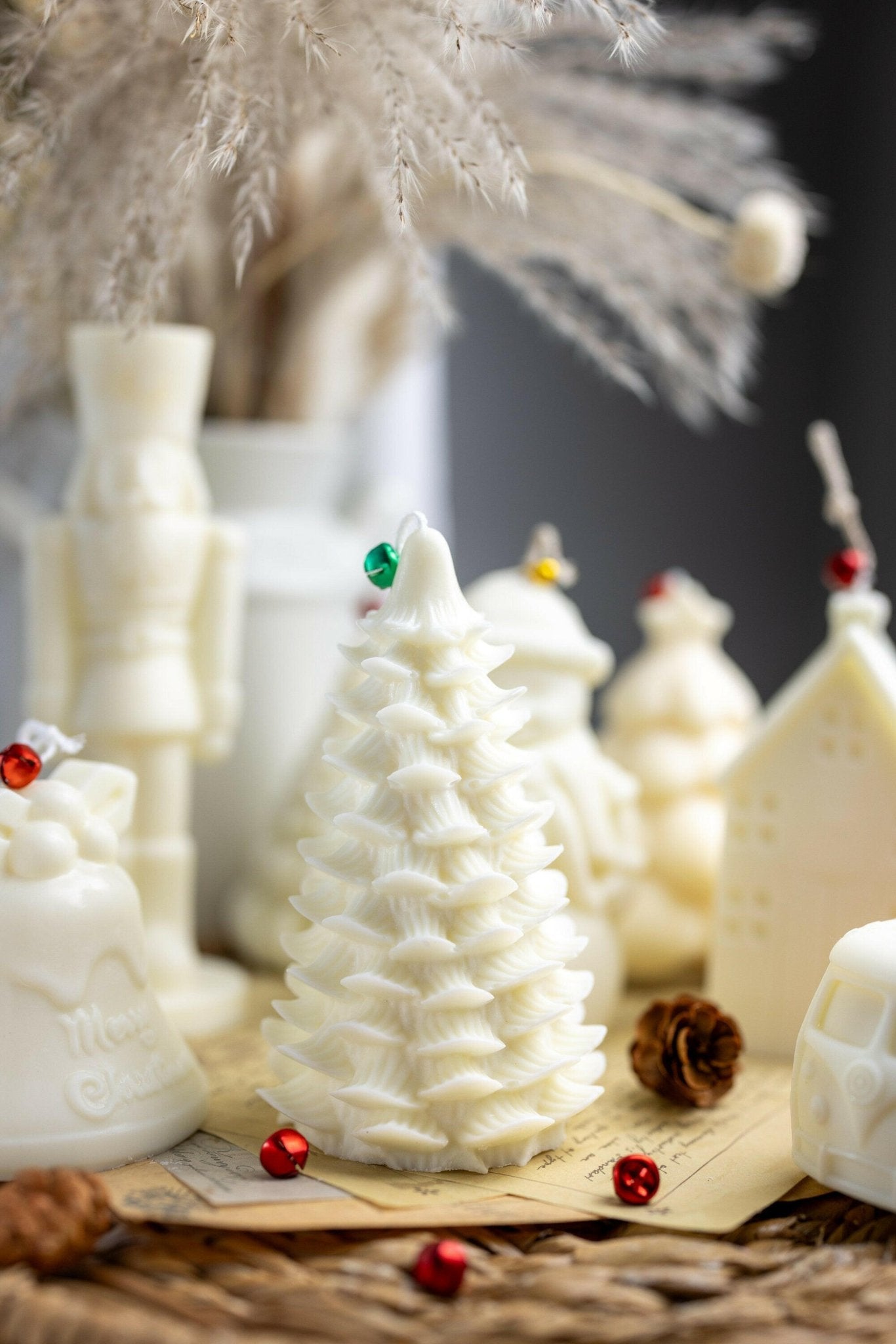 Unique Christmas Tree Candle – Handmade Festive Soy Candle for Holiday Decor & Christmas Gifts