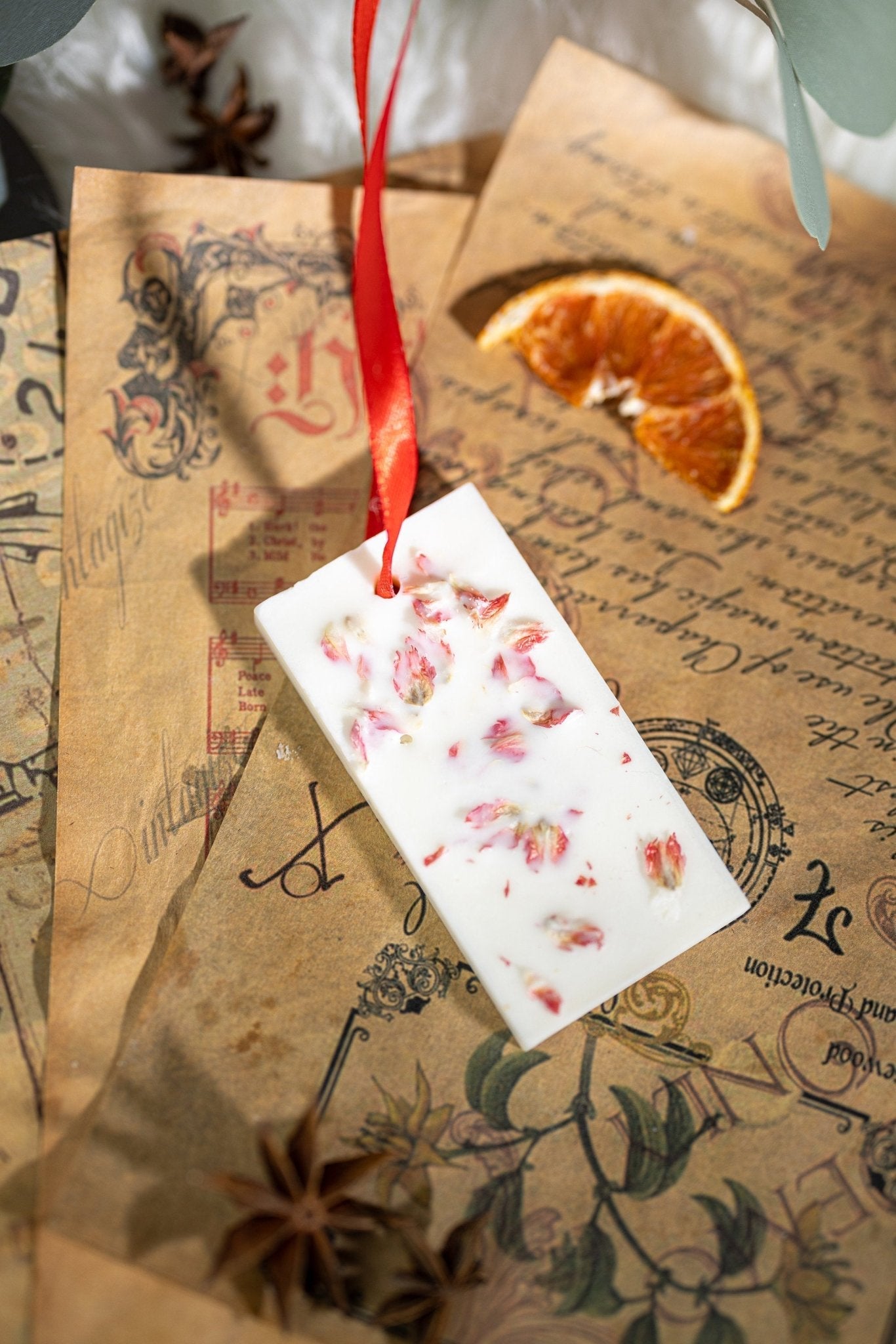 Botanical Wax Sachet Set - Floral Scented Air Fresheners - Valentine's Day Gift