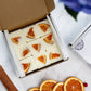 Orange & Cranberry Wax Melts – Highly Scented Soy Wax Cubes, 100% Natural, Long-Lasting Fragrance