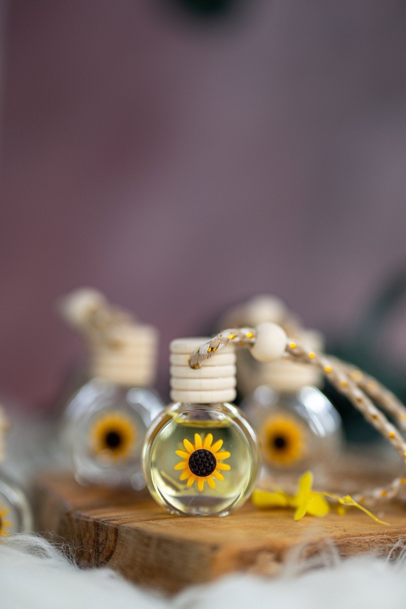 Luxury SunFlower Car Diffuser - Cute Flower Design Air Freshener for Women
