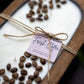 Coffee Lover Gift - Handcrafted Coffee Scented Candle with Real Beans - Farmhouse Decor