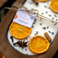 Farmhouse Fruit Scented Soy Candle in Orange Dough Bowl - Mother's Day Gift