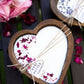 Heart-Shaped Dough Bowl Candle | Petal Rose Soy Wax | Love & Wedding Gift