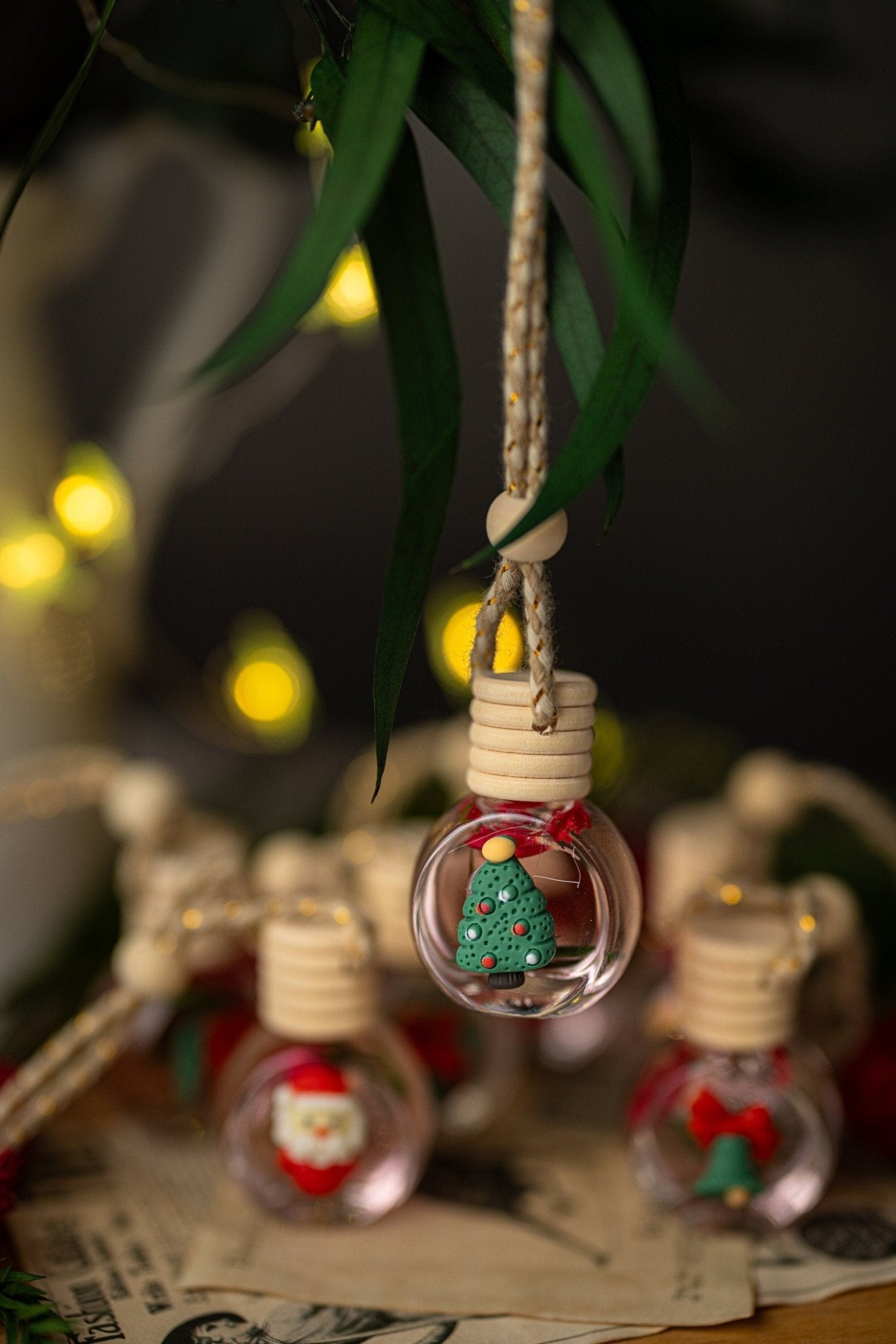 Christmas Car Diffuser – Luxury Car Air Freshener – Holiday Scents & Accessories for Women