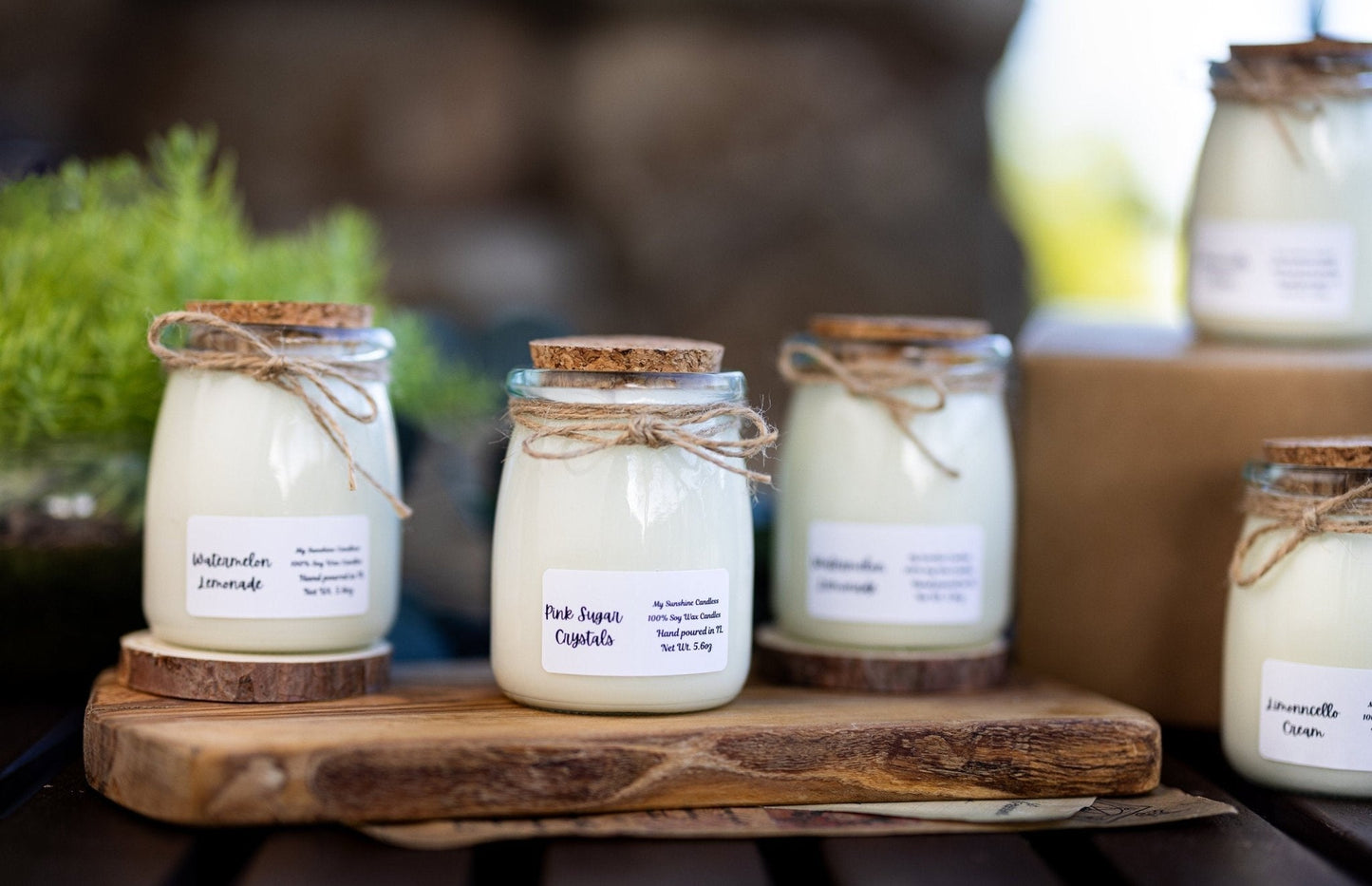 100% All Natural Soy Wax Candles | Hand-Poured with Love | Vegan & Eco-Friendly
