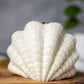 Clam Shell Soy Candle - Stylish Pillar Vegan Gift
