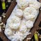 Beautiful Flower Dough Bowl Candle – Flower Scented Handcrafted Dough Bowl – Large Farmhouse Candle
