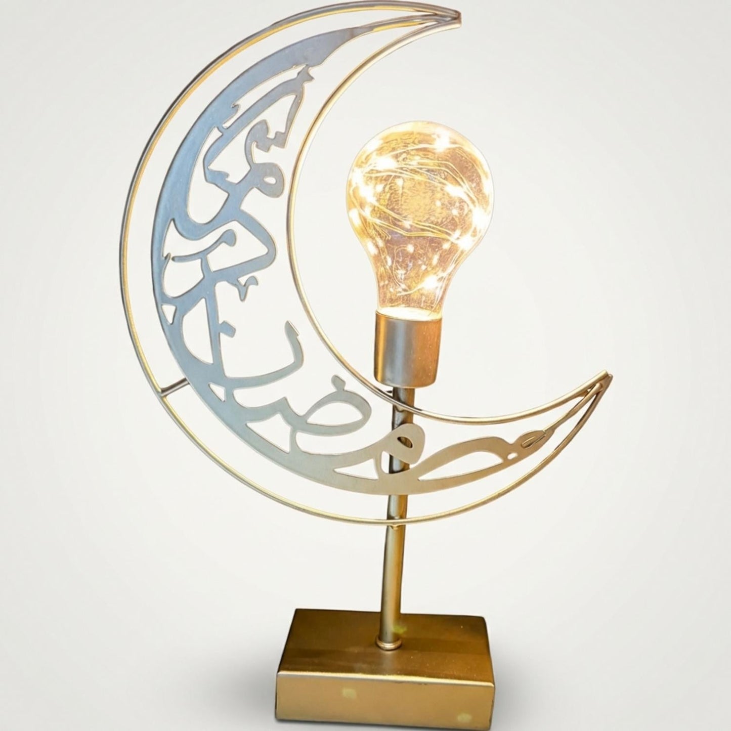 Ramadan crescent decoration gold