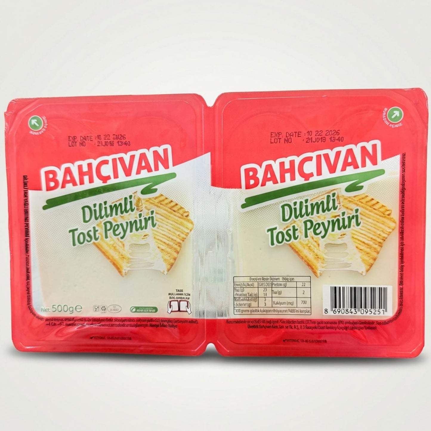 Dilimli Tost Peyniri (500g)