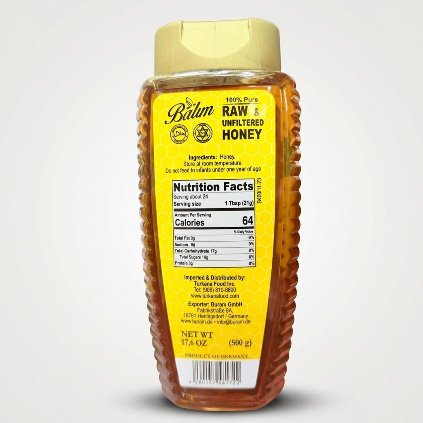 Raw & Unfiltered Honey (500g)