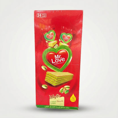 Wafer Filled Pistachio Cream (400g) Box of 24