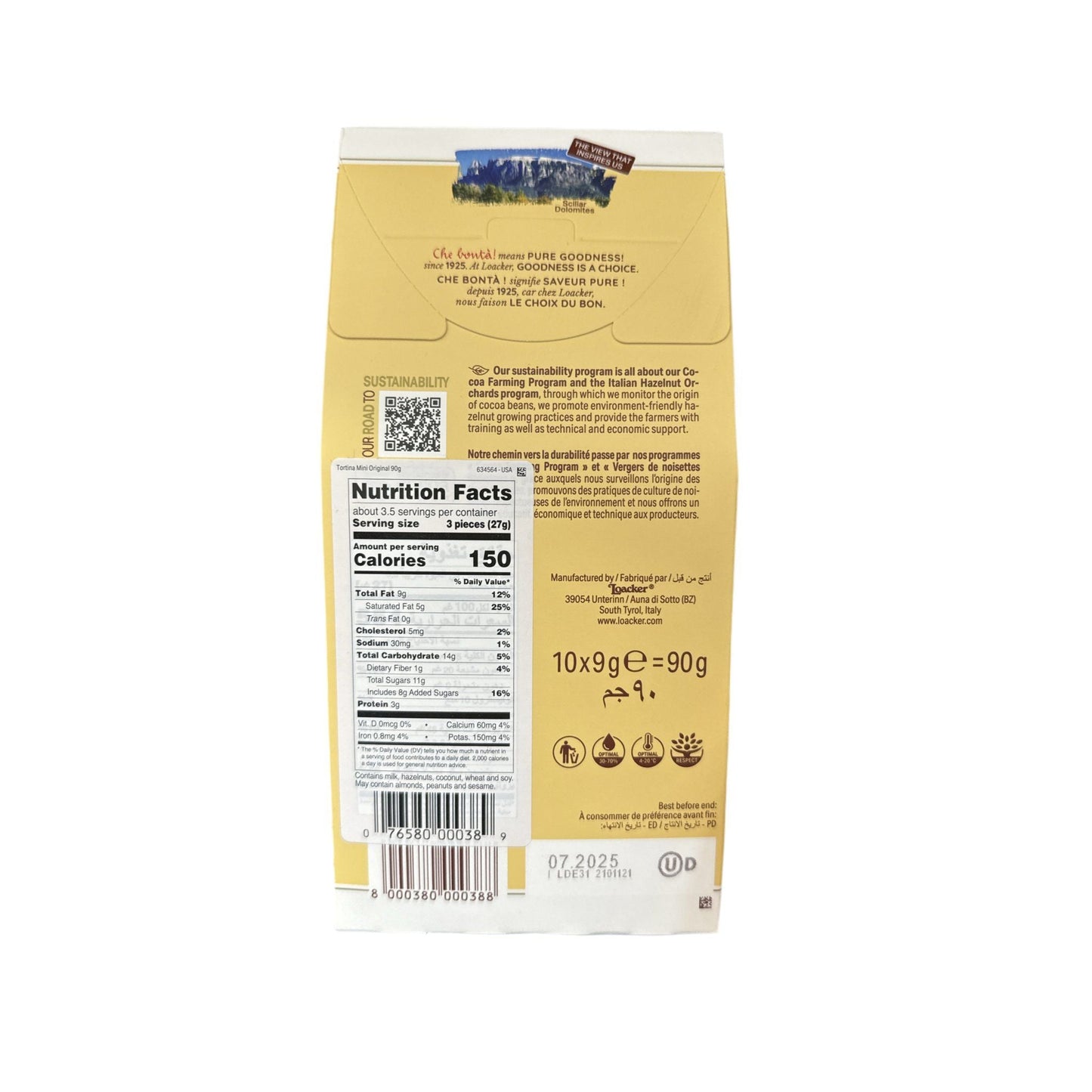 Loacker Tortina Mini Original Chocolate Snack