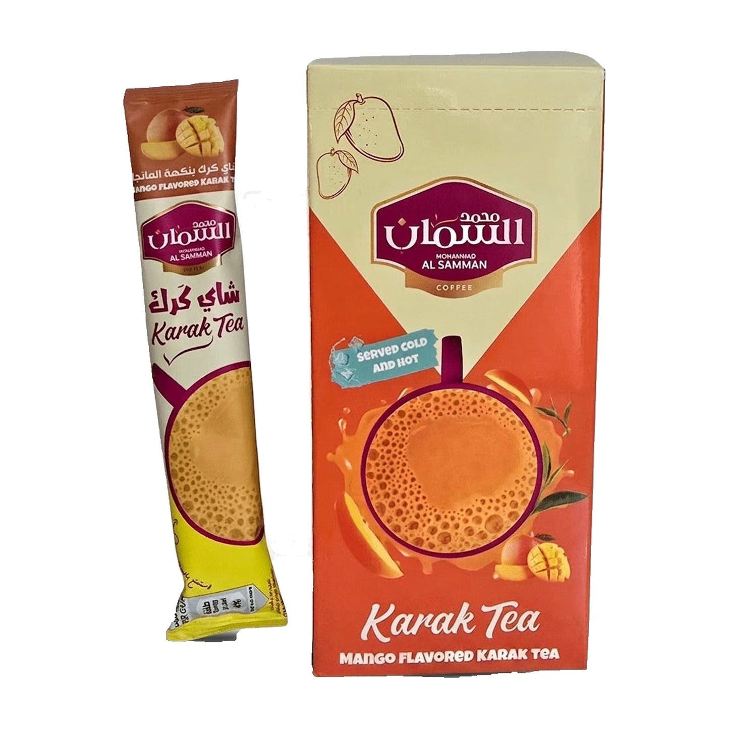 Al Samman Mango Flavored Karak Tea - Instant Tea Mix