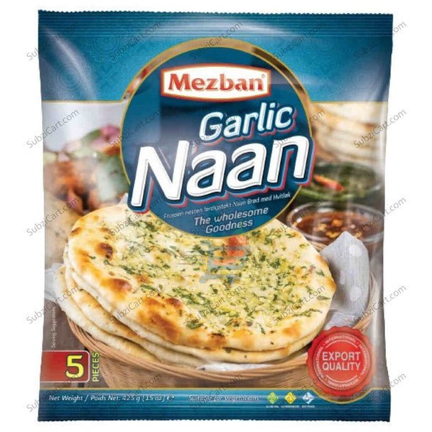 Mezban Garlic Naan – 15 Oz