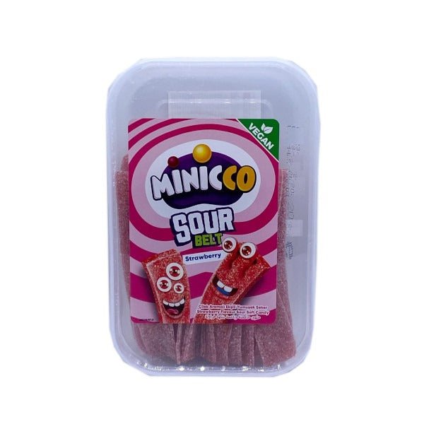 Minicco Sour Belt Strawberry 200g