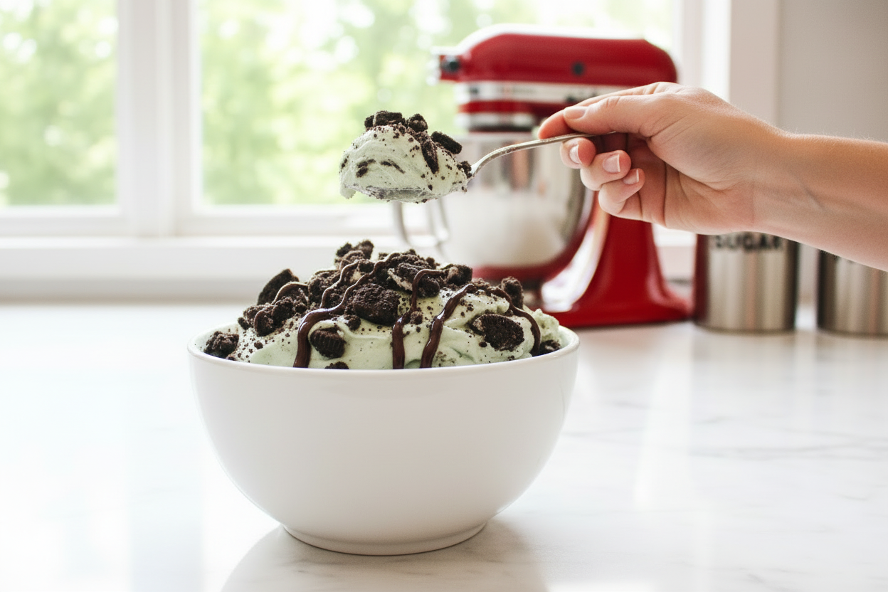 Mint Fudge Crunch Edible Cookie Dough