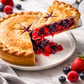 Andy Anand Sugar-Free Mixed Berry Pie, 2.6 lb – Strawberries, Blueberries & Blackberries, Keto & Diabetic-Friendly, Birthday Gift Box