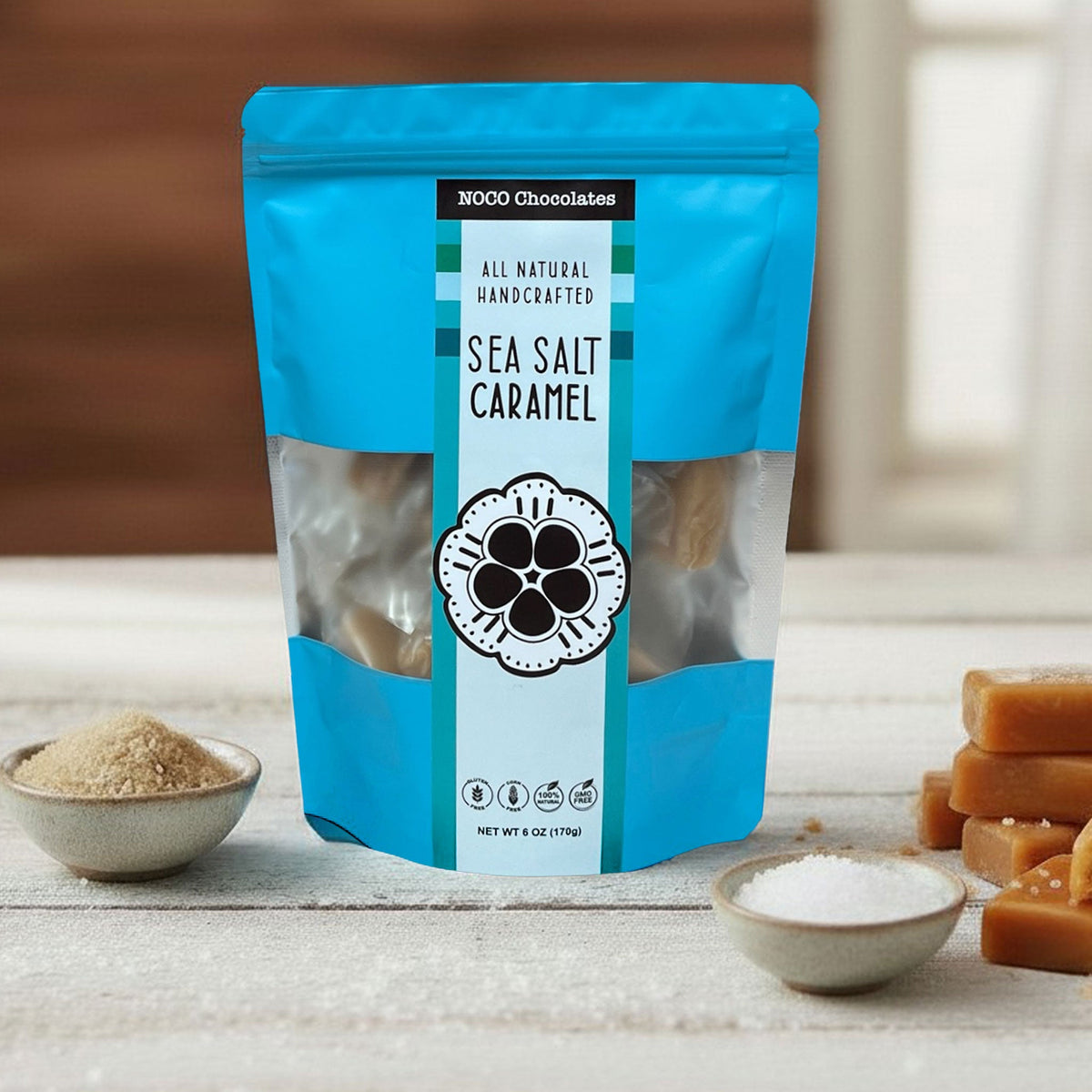 Sea Salt Caramels – Handcrafted Soft Caramel Candy