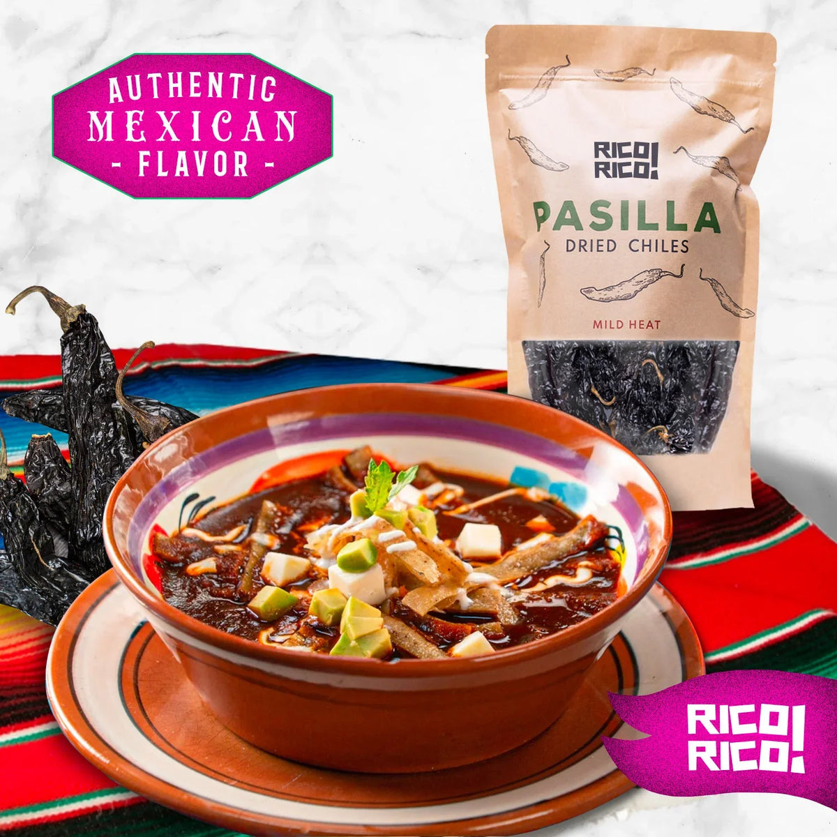 Pasilla Dried Chiles – Mild & Rich Mexican Chile Negro from Oaxaca