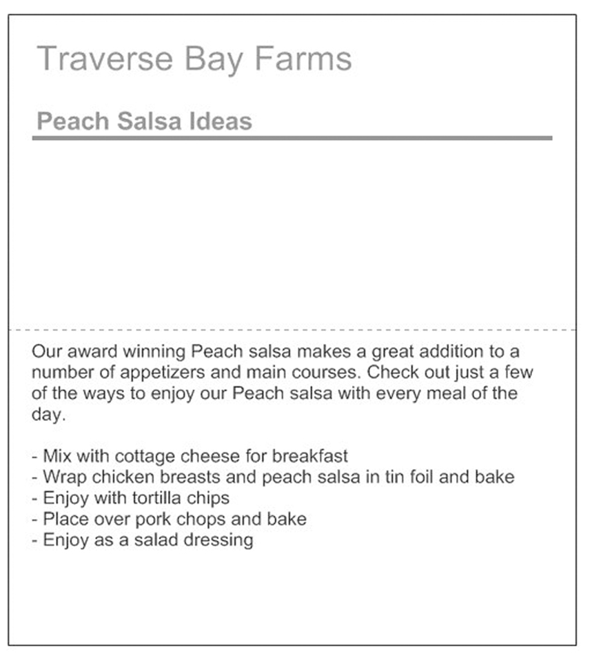 Fruit Salsa Sampler, 4 - 16 oz jars