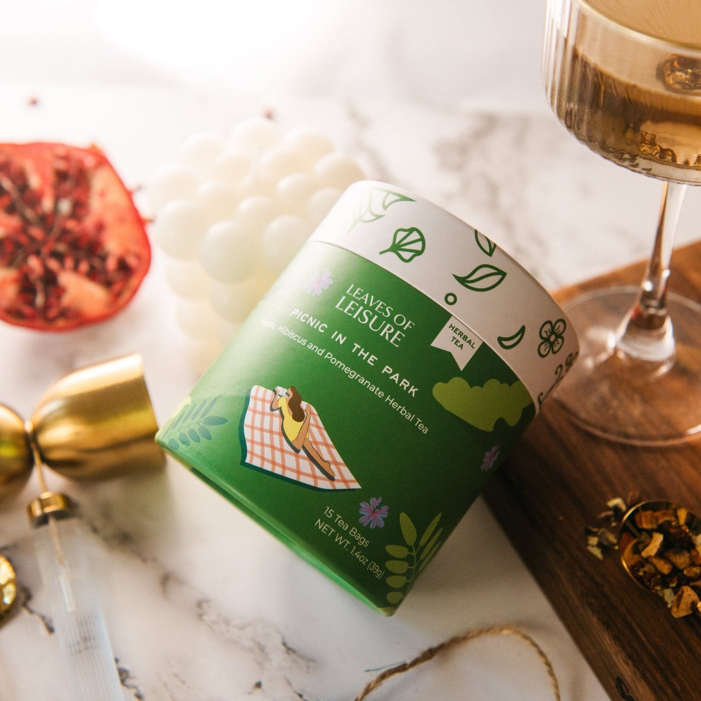 Picnic in the Park Herbal Tea | Apple, Hibiscus, Pomegranate