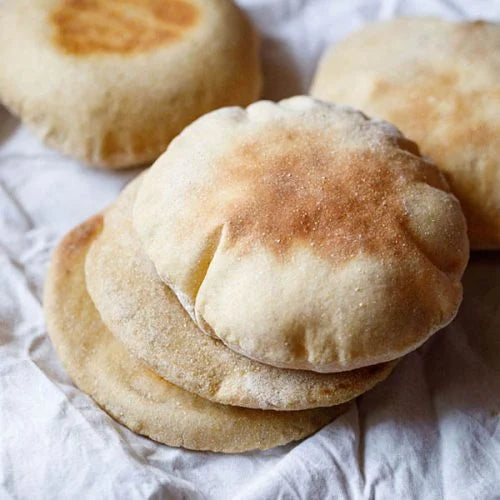 Fresh Baked Pita Bread – 10 Soft, Chewy Pieces