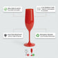 Red Cup Living 5 oz Red Reusable Stemmed Wine Cups