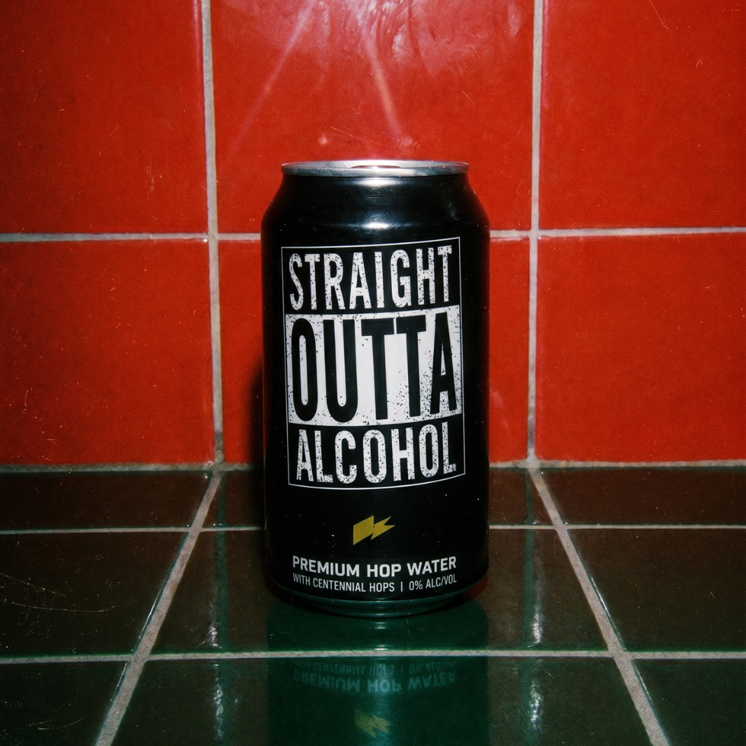 Straight Outta Alcohol Hop Water – Zero Alcohol (0.0%)