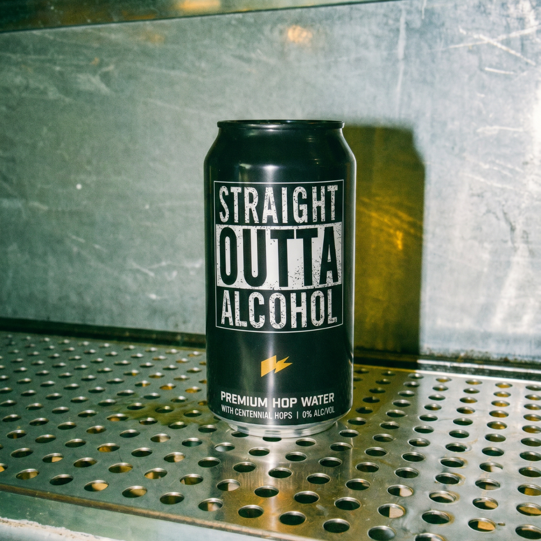 Straight Outta Alcohol Hop Water – Zero Alcohol (0.0%)