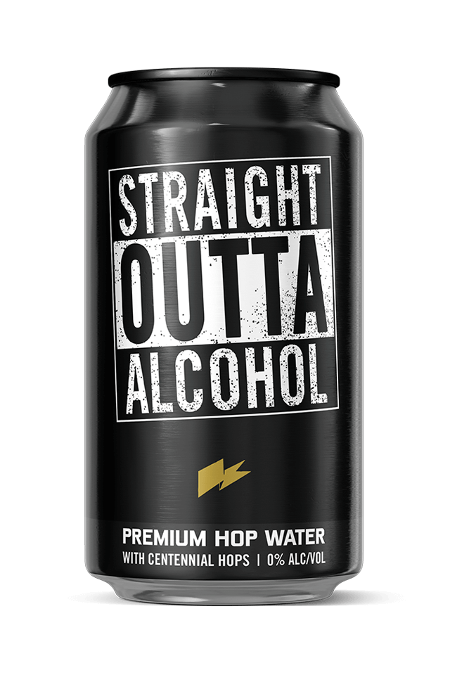 Straight Outta Alcohol Hop Water – Zero Alcohol (0.0%)