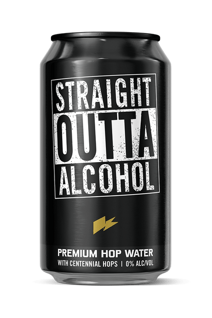 Straight Outta Alcohol Hop Water – Zero Alcohol (0.0%)