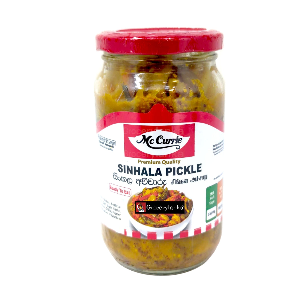 Mc Currie Sinhala Pickle 330g – Traditional Sri Lankan Mixed Vegetable Achcharu