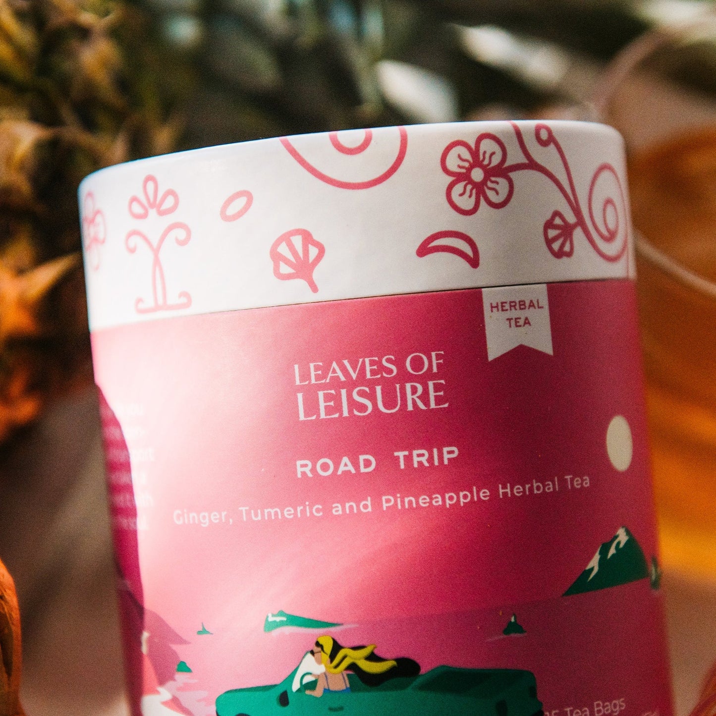 Road Trip Herbal Tea | Turmeric, Ginger, Pineapple
