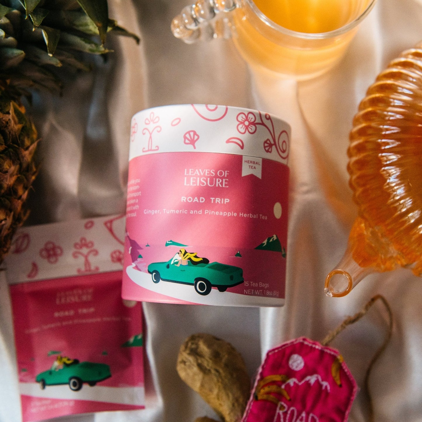 Road Trip Herbal Tea | Turmeric, Ginger, Pineapple