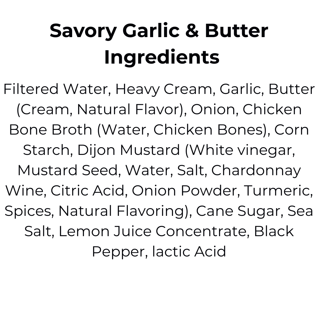 Savory Garlic & Butter Gourmet Sauce
