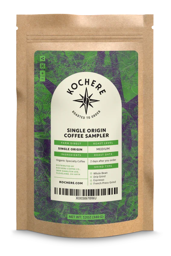 Kochere Coffee Single Origin Coffee Sampler - Roaster's Choice Tasting Kit