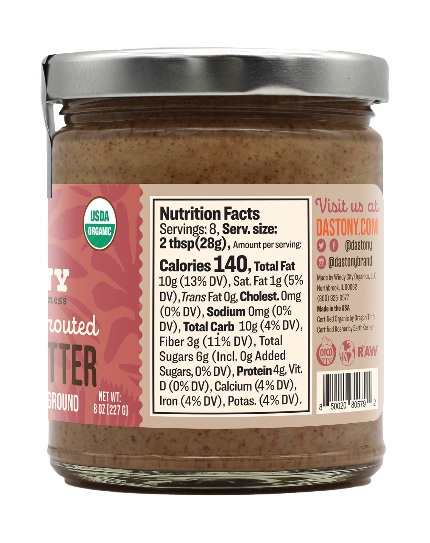 Cinna-Date Sprouted Almond Butter