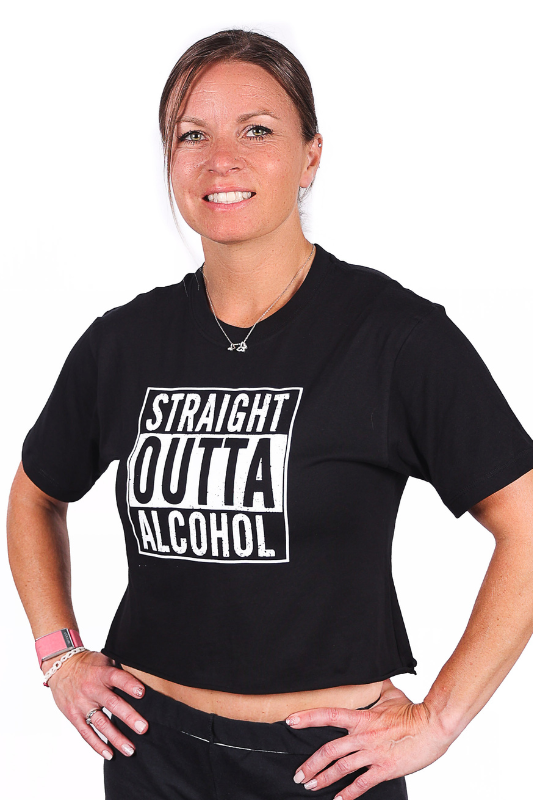 Straight Outta Alcohol Cropped T-Shirt