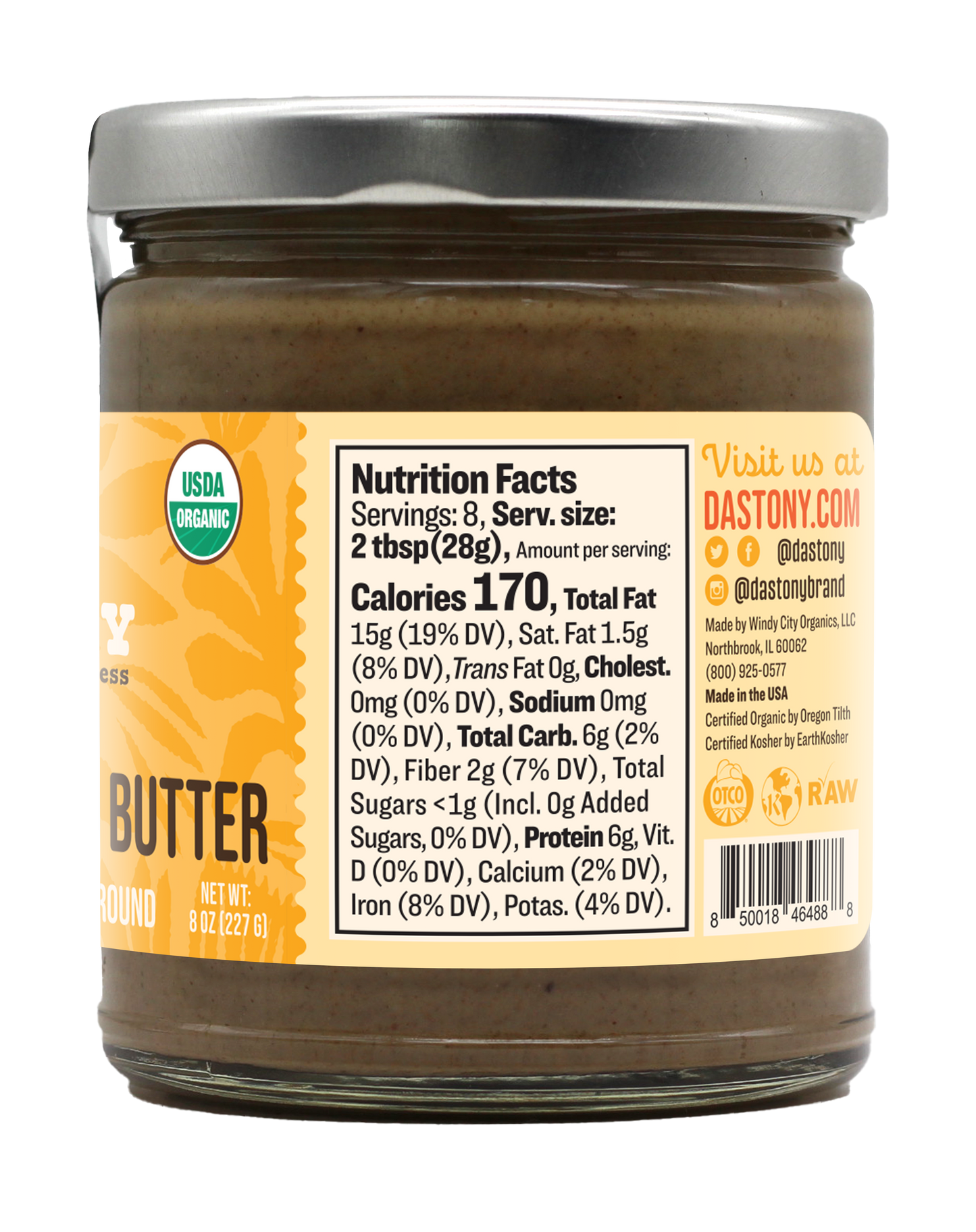 Sprouted Sunflower Seed Butter